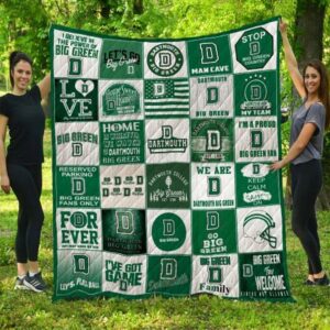 Dartmouth Big Green Quilt Blanket…