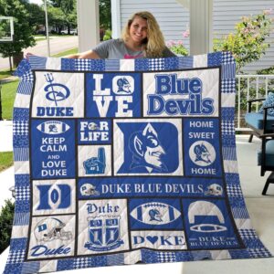 Duke Blue Devils Quilt Blanket…