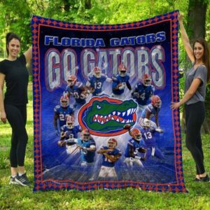 Florida Gators Quilt Blanket Collegiate Glory Wrap 1