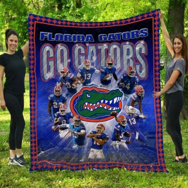 Florida Gators Quilt Blanket Collegiate Glory Wrap