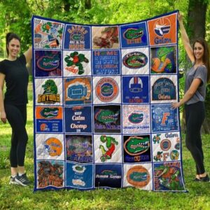 Florida Gators Quilt Blanket Sporty Pride Warmth 1