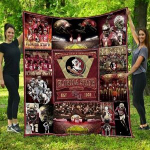 Florida State Seminoles Quilt Blanket…