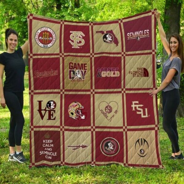 Florida State Seminoles Quilt Blanket Sporty Pride Warmth