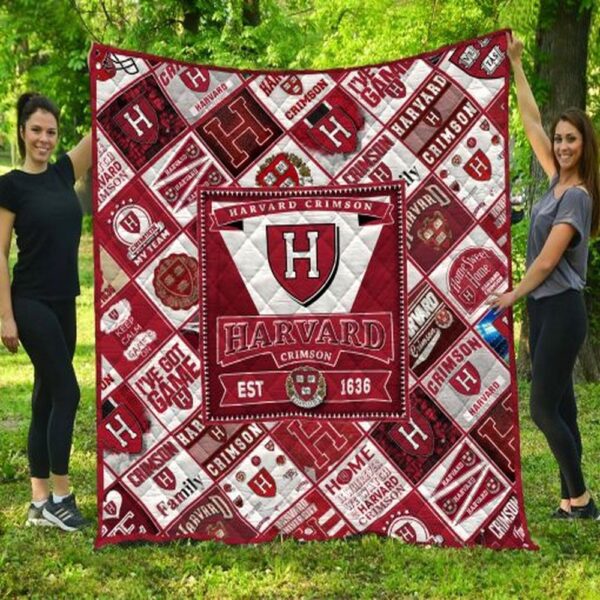 Harvard Crimson Quilt Blanket Varsity Essence Comfort