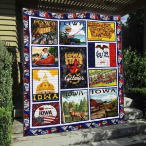 Iowa State Cyclones Quilt Blanket…