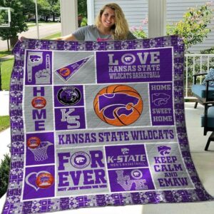 Kansas State Wildcats Quilt Blanket…