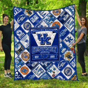 Kentucky Wildcats Quilt Blanket Celestial…