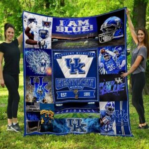 Kentucky Wildcats Quilt Blanket Chic…