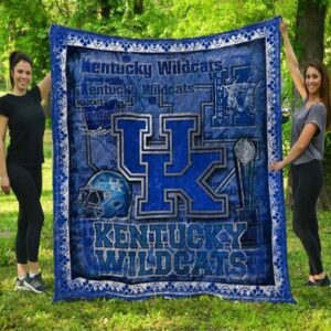 Kentucky Wildcats Quilt Blanket Stylish…