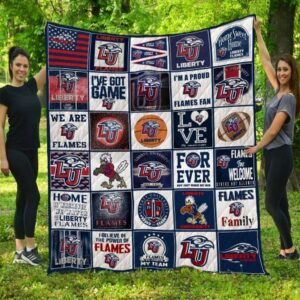 Liberty Flames Quilt Blanket Champion…