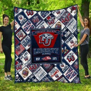 Liberty Flames Quilt Blanket Game…