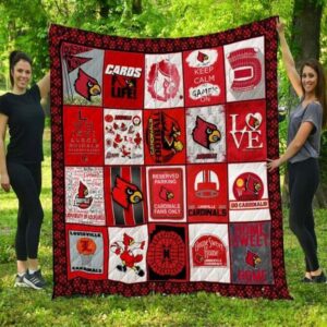 Louisville Cardinals Quilt Blanket Stylish…