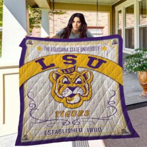 Lsu Tigers Quilt Blanket Harmonious…