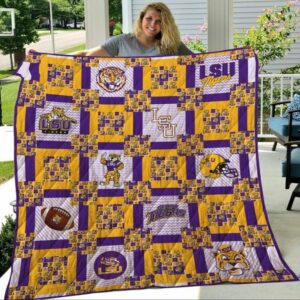 Lsu Tigers Quilt Blanket Soothing…