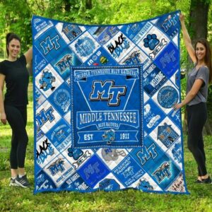 Middle Tennessee Blue Raiders Quilt…