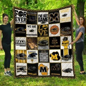 Milwaukee Panthers Quilt Blanket Stylish…