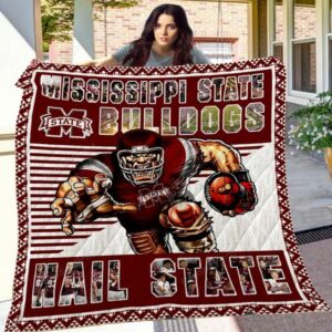 Mississippi State Bulldogs Quilt Blanket…