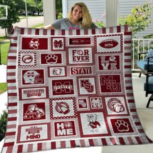 Mississippi State Bulldogs Quilt Blanket…