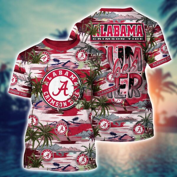 NCAA Alabama Crimson Tide 3D T-Shirt Signature Comfort Style