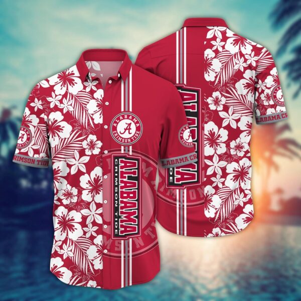 NCAA Alabama Crimson Tide Hawaiian Shirt Blossom Parade For Big Fan