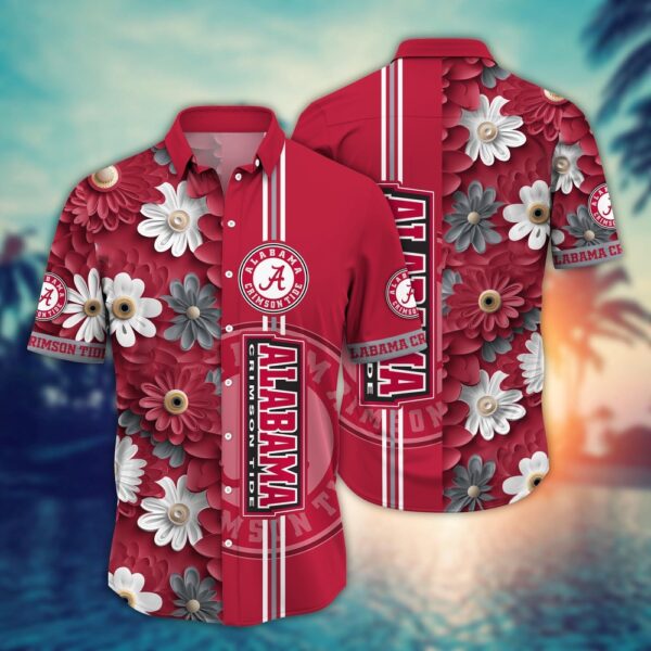 NCAA Alabama Crimson Tide Hawaiian Shirt Championing Aloha For Big Fan