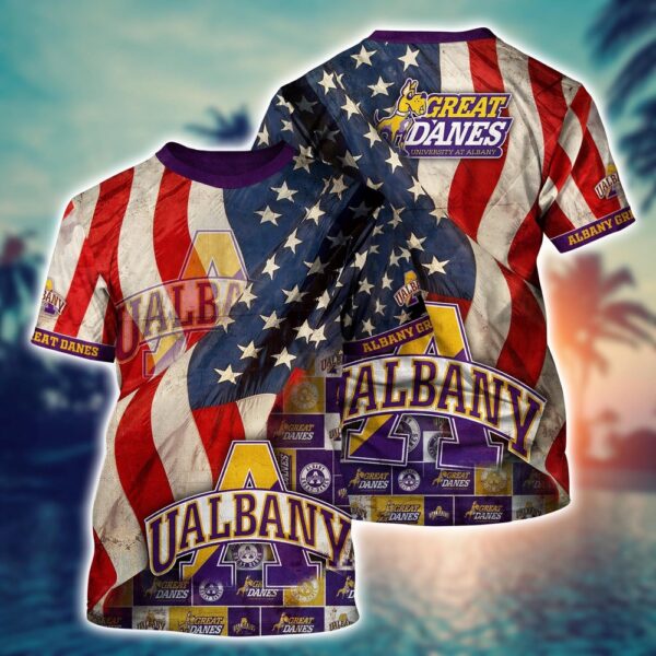 NCAA Albany Great Danes 3D T-Shirt Glamorous Fashion Bliss