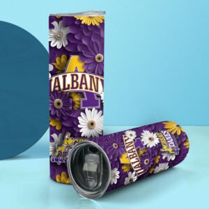 NCAA Albany Great Danes Skinny Tumbler Campus Spirit Quencher 2