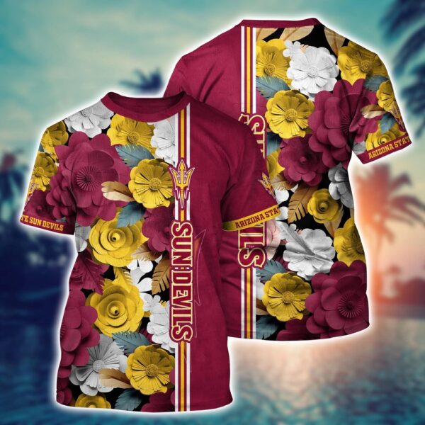 NCAA Arizona State Sun Devils 3D T-Shirt Magic Threads Parade For Sports Fans