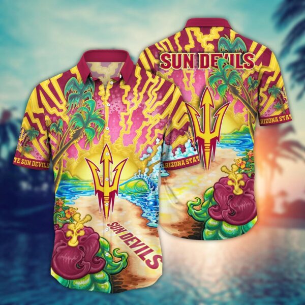 NCAA Arizona State Sun Devils Hawaiian Shirt Spectacle Swing For Big Fan