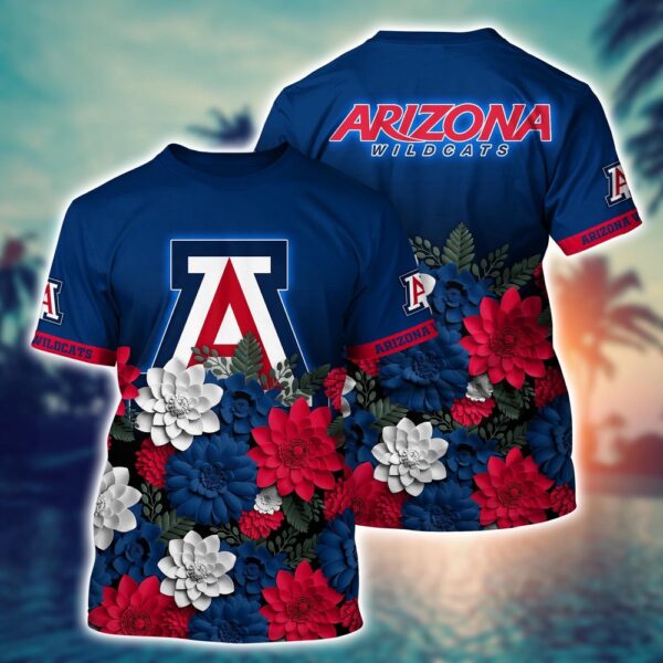 NCAA Arizona Wildcats 3D T-Shirt Champion Bliss Parade For Sports Fans