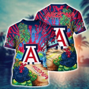 NCAA Arizona Wildcats 3D T-Shirt…