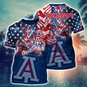 NCAA Arizona Wildcats 3D T-Shirt…