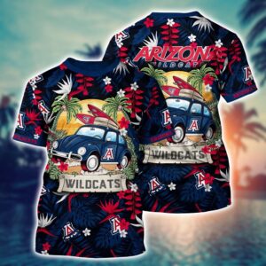 NCAA Arizona Wildcats 3D T-Shirt…