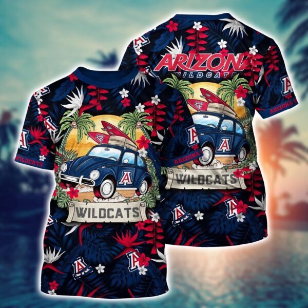 NCAA Arizona Wildcats 3D T-Shirt Urban Streetwear Bliss