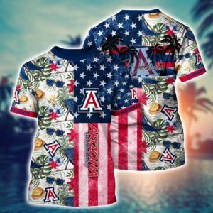 NCAA Arizona Wildcats 3D T-Shirt…