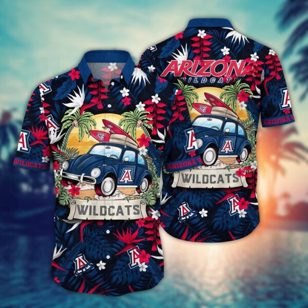 NCAA Arizona Wildcats Hawaiian Shirt Island Glamour For Big Fan