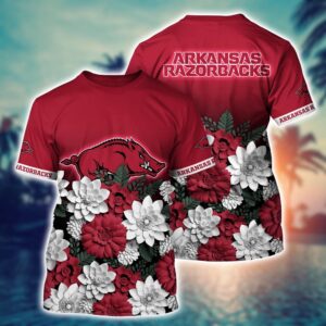 NCAA Arkansas Razorbacks 3D T-Shirt…