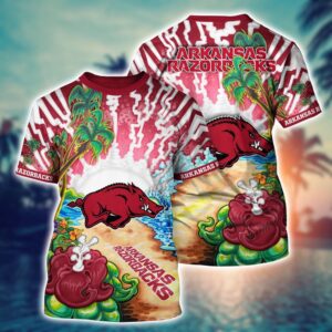 NCAA Arkansas Razorbacks 3D T-Shirt…