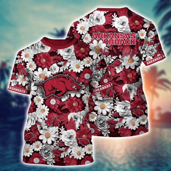 NCAA Arkansas Razorbacks 3D T-Shirt Vogue Blissful Styles