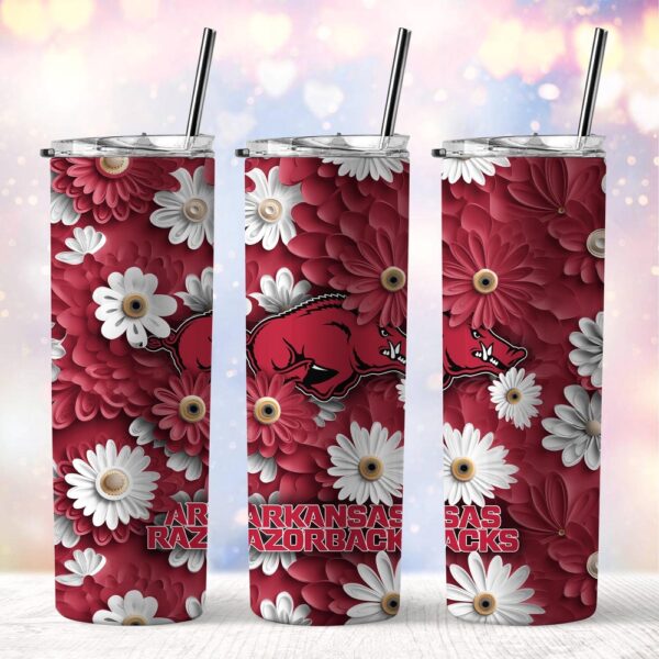 NCAA Arkansas Razorbacks Skinny Tumbler Adventure In Every Sip