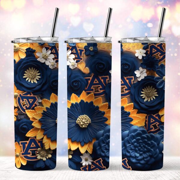 NCAA Auburn Tigers Skinny Tumbler Elegant Sips Of Victory