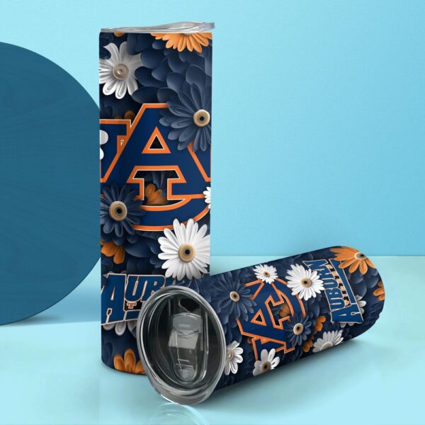 NCAA Auburn Tigers Skinny Tumbler Team Spirit Refreshment