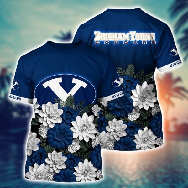 NCAA BYU Cougars 3D T-Shirt Champion Bliss Parade For Sports Fans