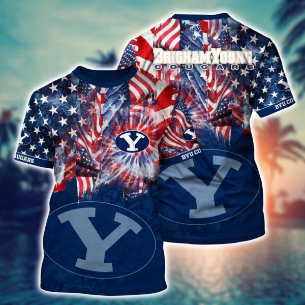 NCAA BYU Cougars 3D T-Shirt Euphoria in Every Stitch