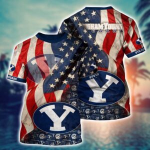 NCAA BYU Cougars 3D T-Shirt…