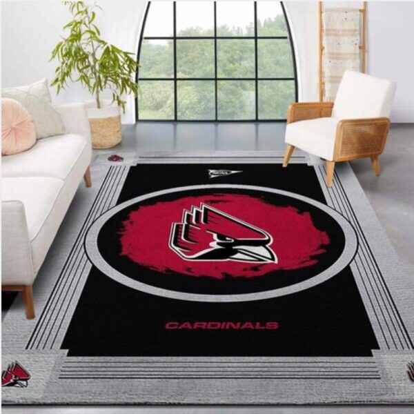 NCAA Ball State Cardinals Area Rug Bring The Excitement Of College Sports To Your Home