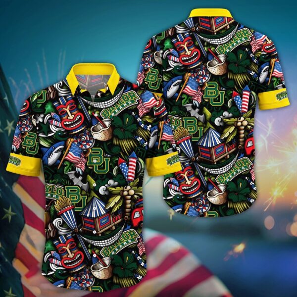 NCAA Baylor Bears Hawaiian Shirt Spectacular Spirit For Sports Enthusiasts