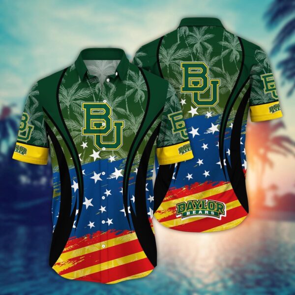 NCAA Baylor Bears Hawaiian Shirt Stadium Style For Sports Enthusiasts