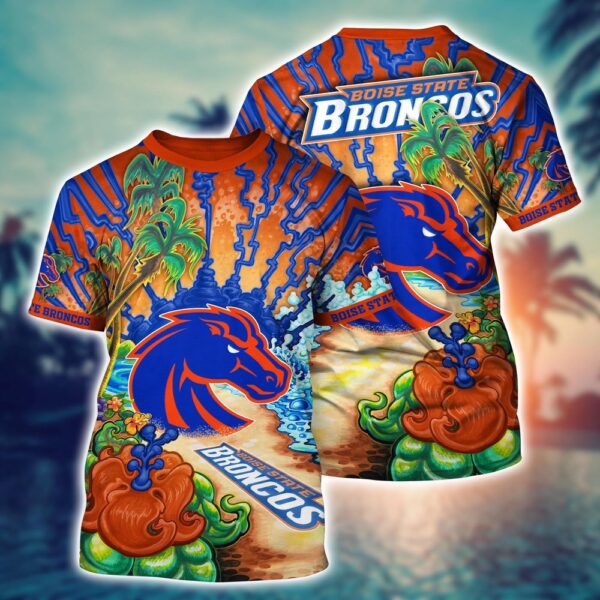 NCAA Boise State Broncos 3D T-Shirt Champion Street Style