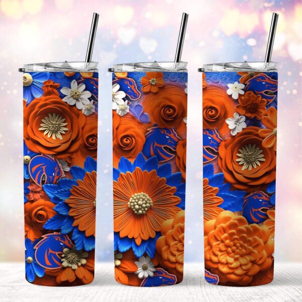 NCAA Boise State Broncos Skinny Tumbler Elegant Sips Of Victory